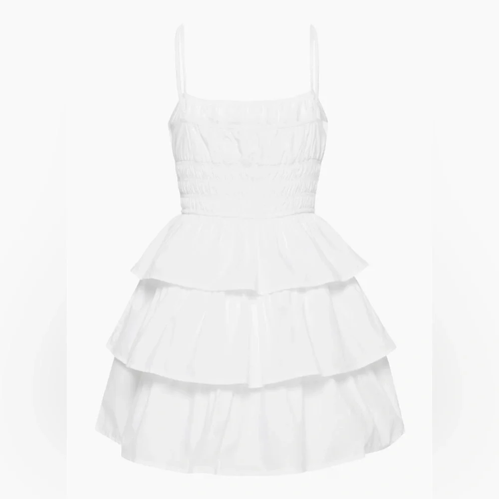 Wilfred Blooming Poplin Dress in Blue - Picture 6 of 8